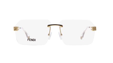 fendi fe50035u|Fendi Sky FE50035U Rectangle Glasses .